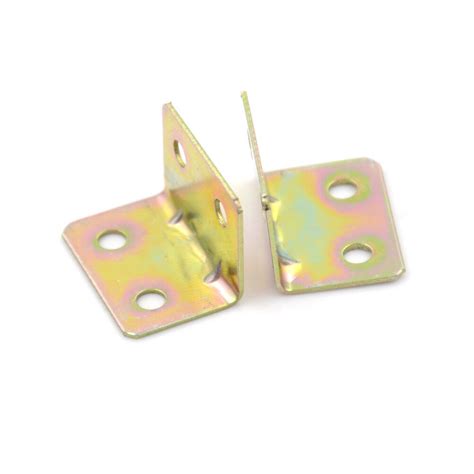 ZZSRJ 10 Pcs 25x25x16mm 90 Degree Metal Right Angle 